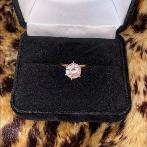 Diamonique 2 Carat Solitaire Ring